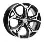 Легковой диск Khomen Wheels KHW1702 7x17 5x114,3 ET48,5 67,1 Black-FP